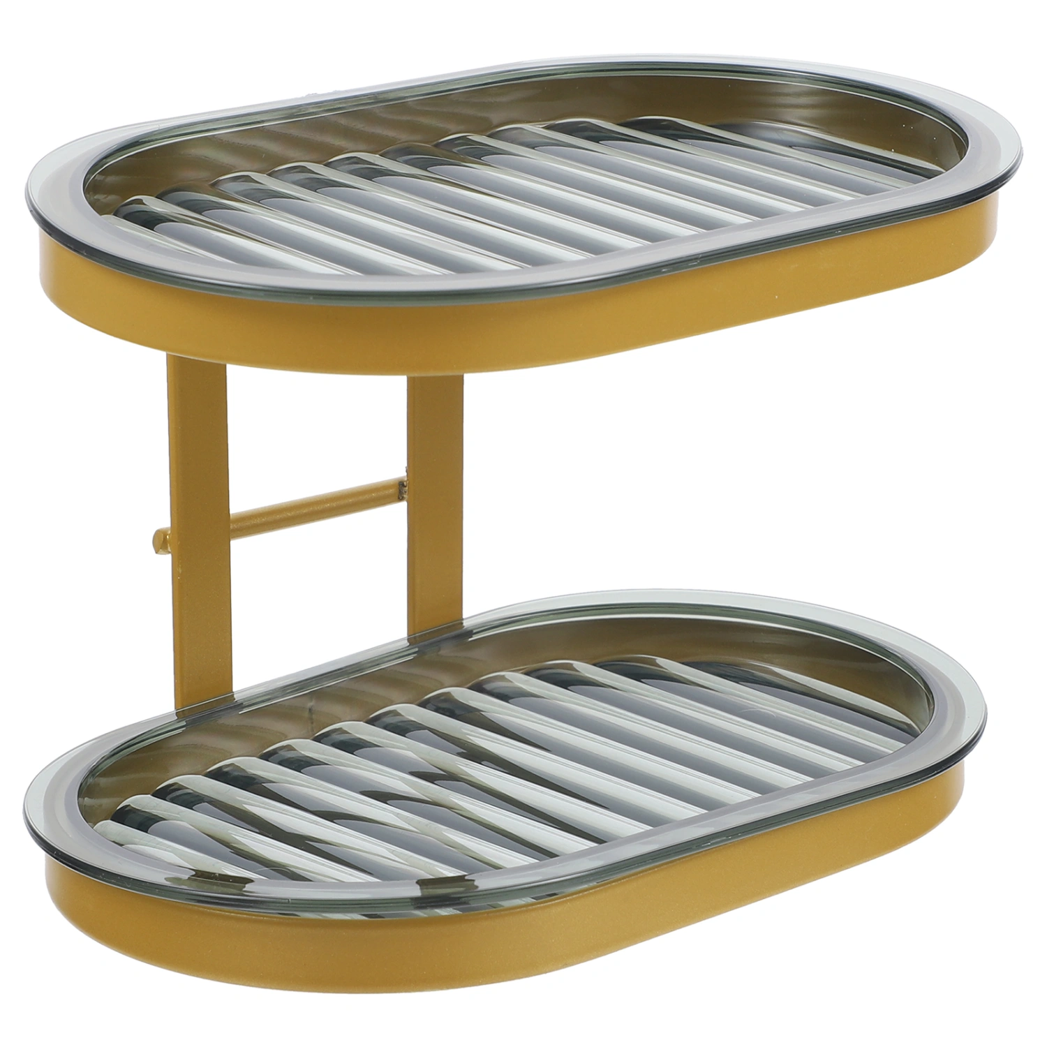 Double Layer Soap Rack Soap Dish Holder Sponge Container for Kitchen Bathroom Laundry Wash Room
