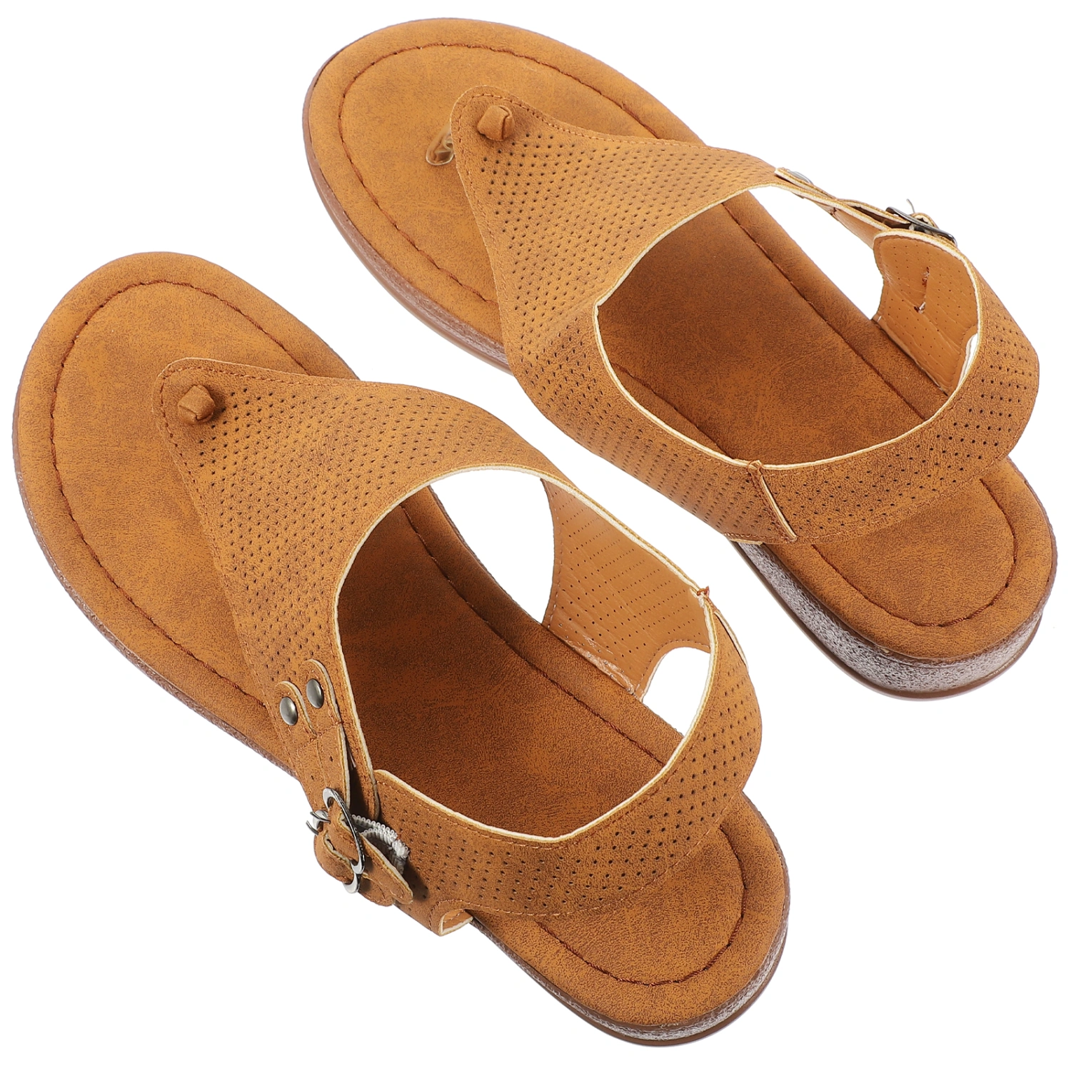 1 Pair of Fashion Beach Shoes Sandals Clip Toe Flat Summer Shoes Sandals for Women Girls(41)