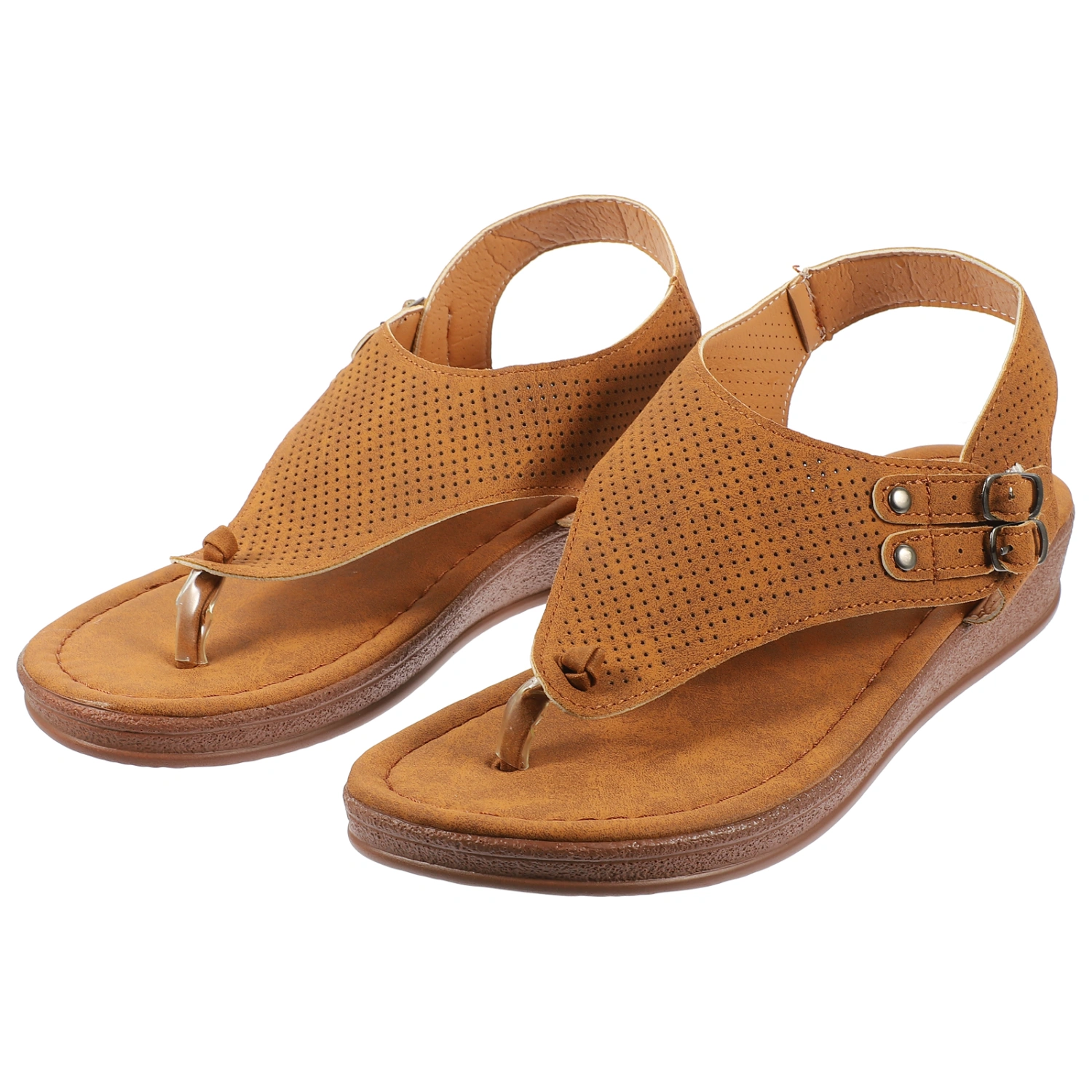 1 Pair of Fashion Beach Shoes Sandals Clip Toe Flat Summer Shoes Sandals for Women Girls(41)