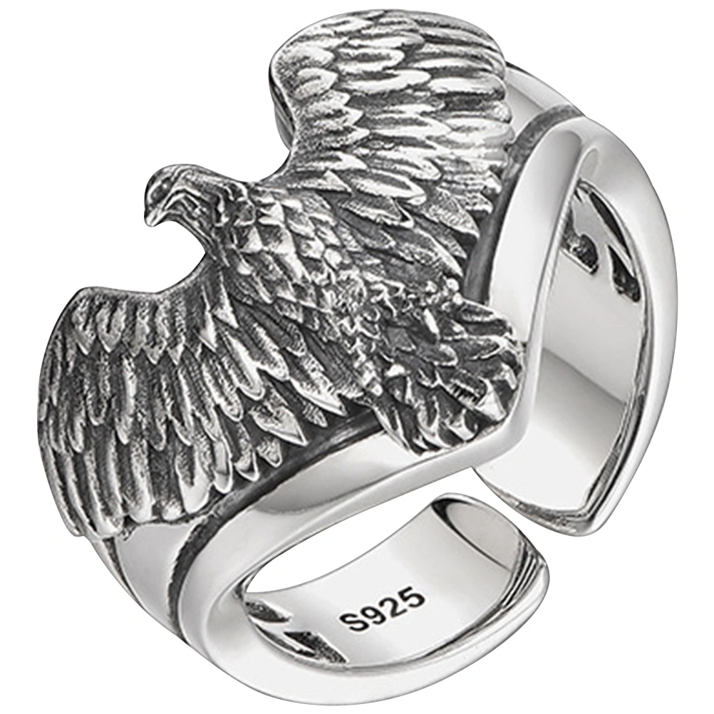 Eagle Ring Fashionable Ring Eagle Pattern Finger Jewelry Adjustable Finger Ring