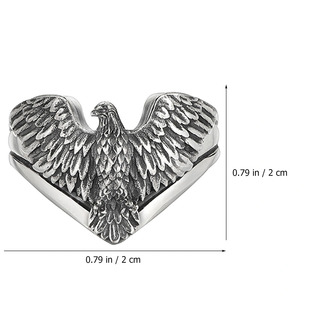 Eagle Ring Fashionable Ring Eagle Pattern Finger Jewelry Adjustable Finger Ring
