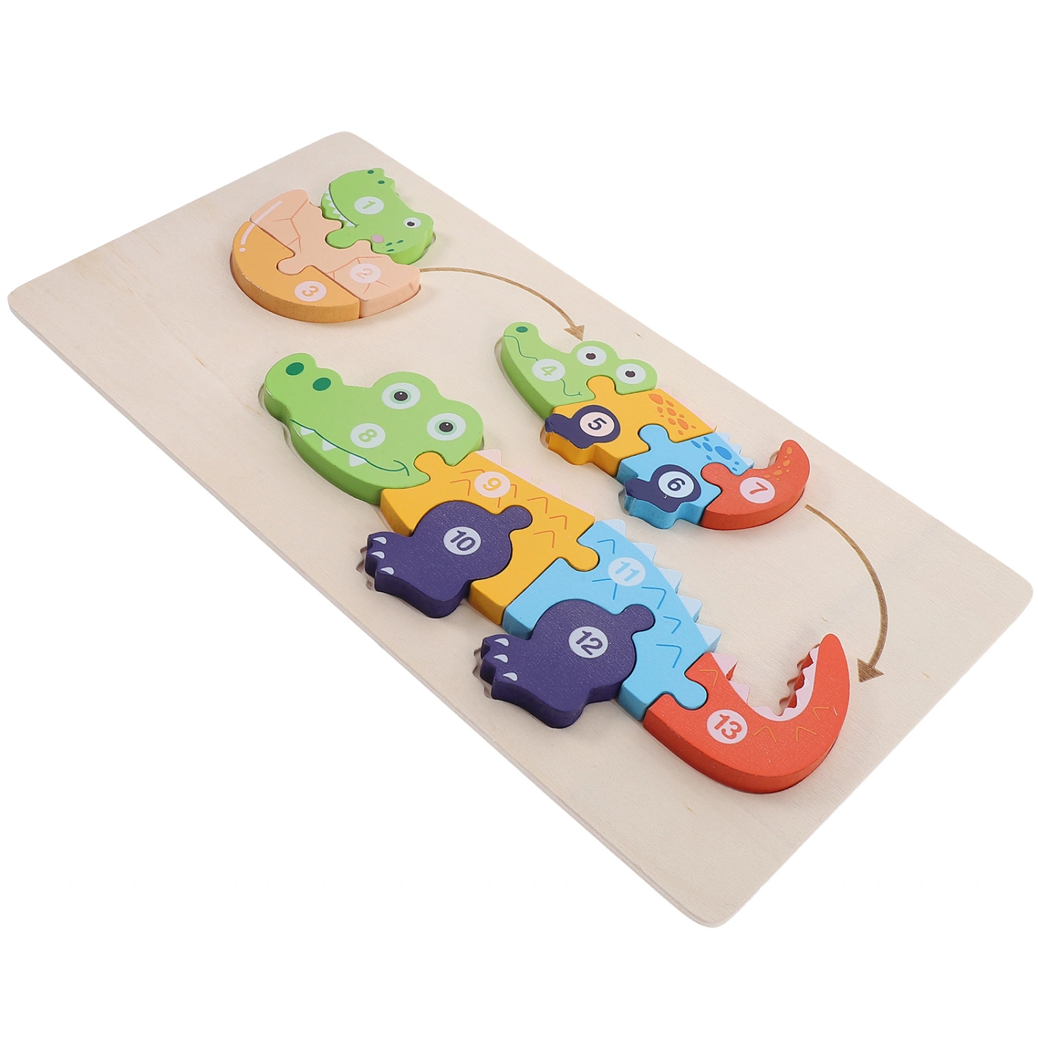 Children Enlightenment Wooden Puzzle Preschool Animal Puzzle Kindergarten Gift