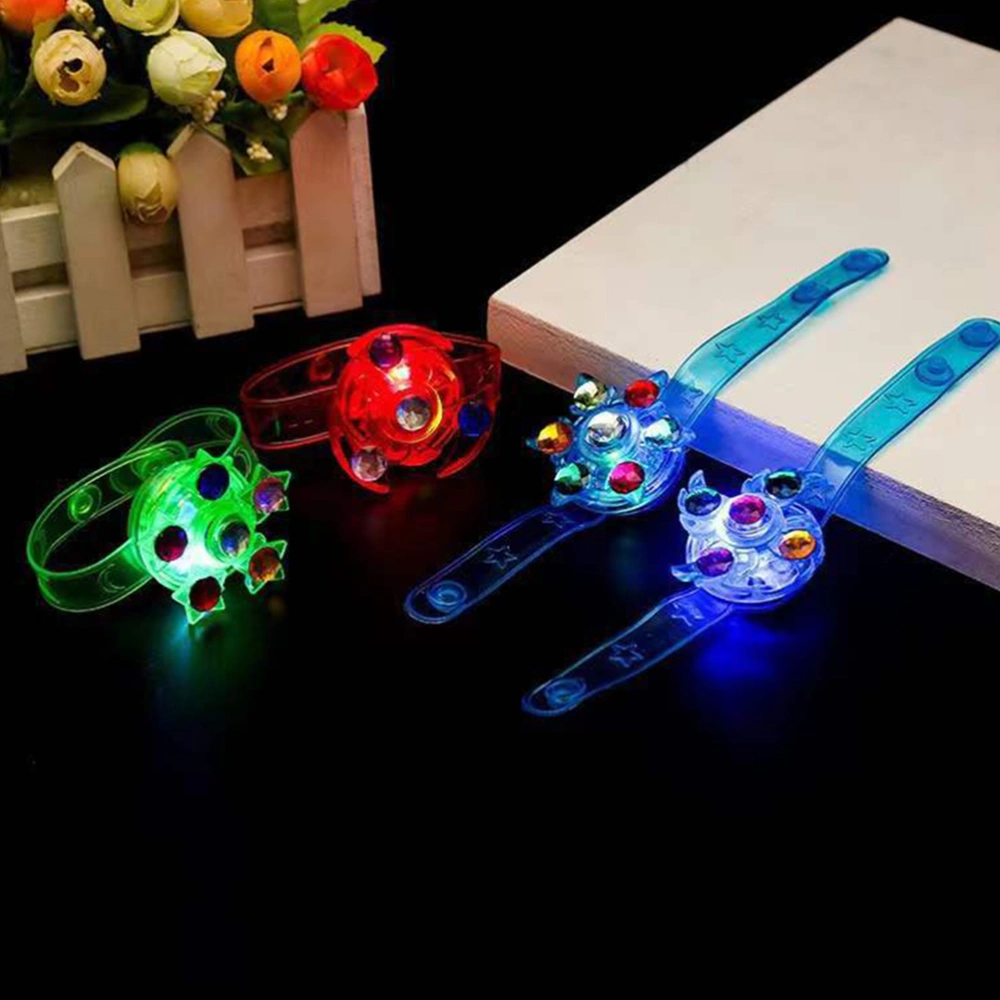 18pcs LED Light Bracelets Glow Wristband Children Fidget Plaything Mixed Style