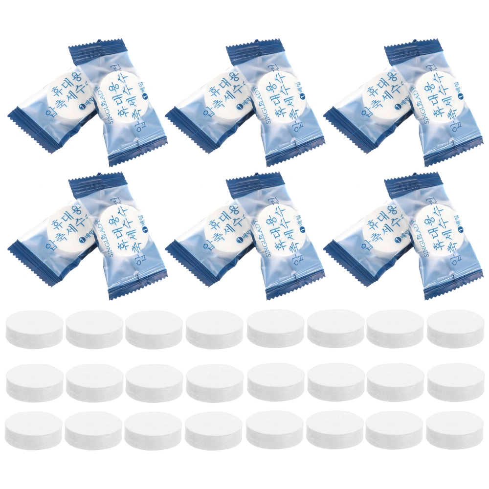 50pcs Mini Disposable Travel Towels Travel Wash Towels Portable Towel Tablets Travel Supply