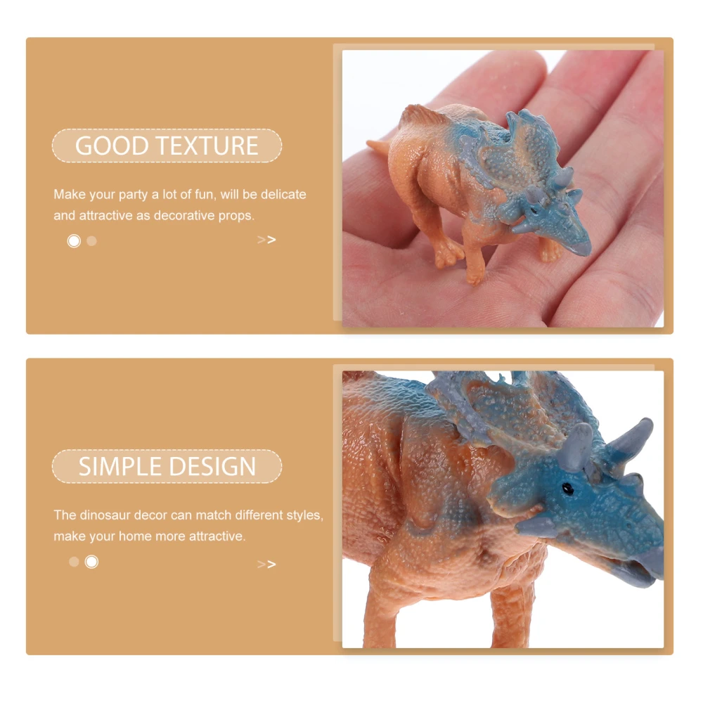 12Pcs Children Dinosaur Model Cartoon Dinosaur Model Cartoon Dinosaur Toy Lifelike Plastic Dinosaur Model