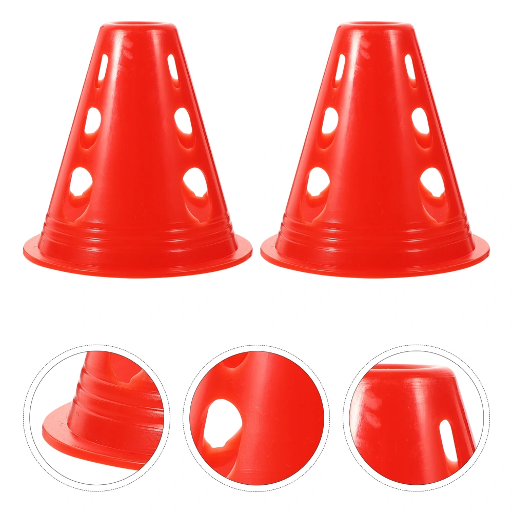 20pcs Small Sports Training Cones Marker Cones Windproof Road Block Road Cones