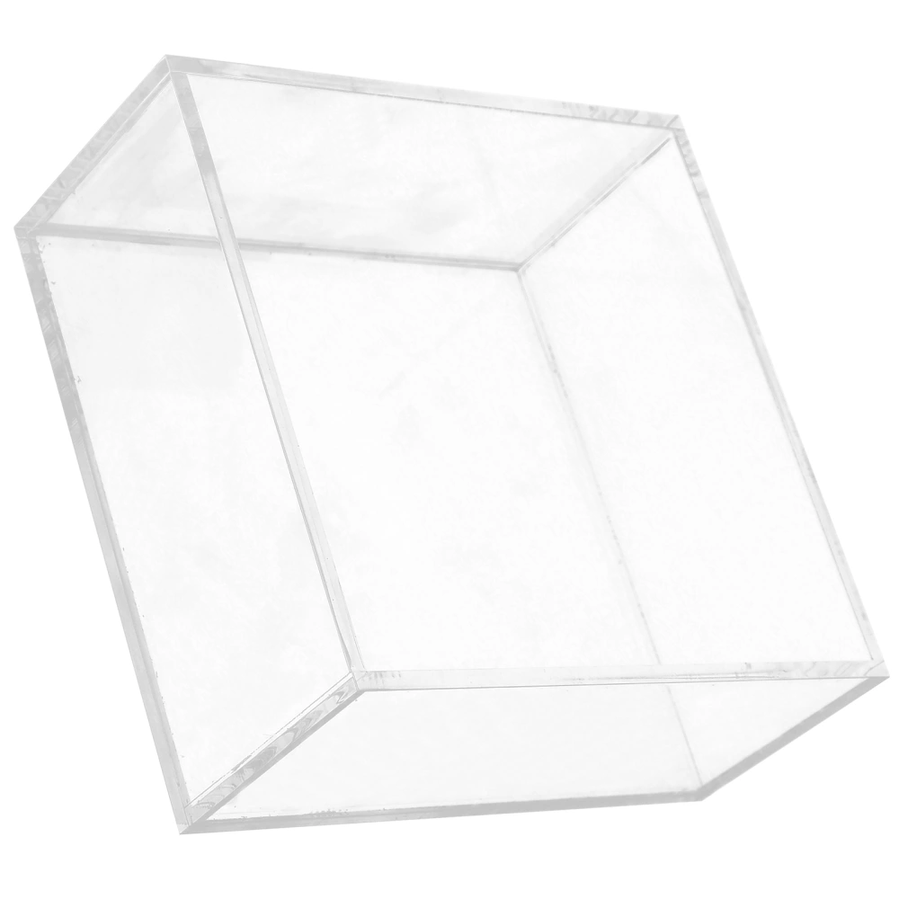 Square Napkin Holder Acrylic Clear Napkin Box Tissue Holder for Dining Table