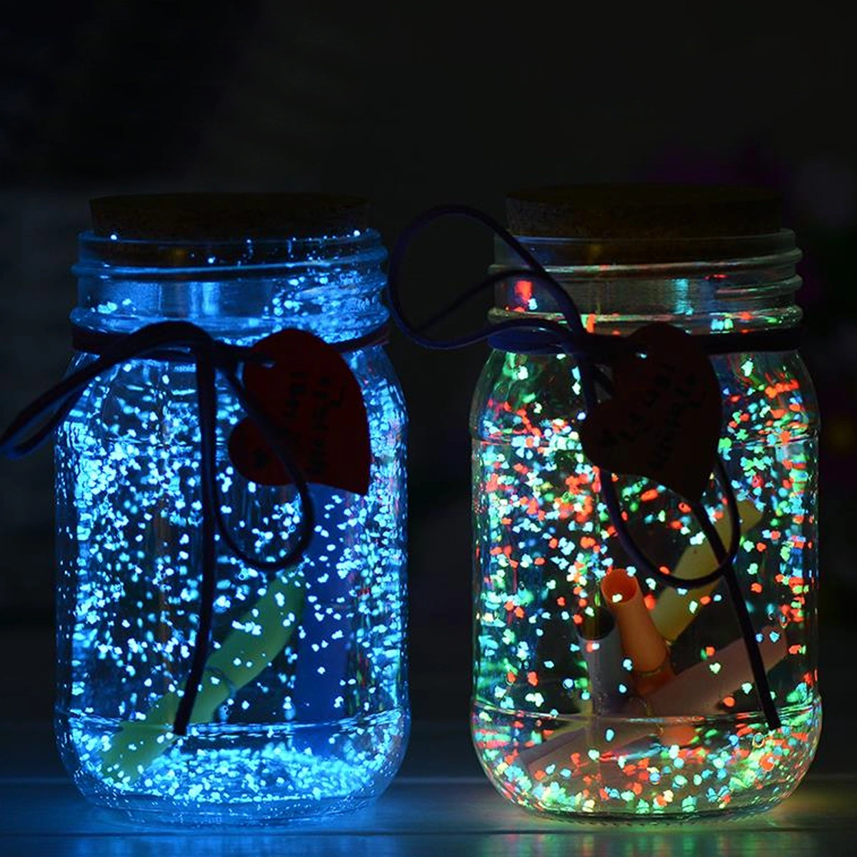 9pcs Luminous Sand Luminous Glow Sand Glow in The Dark Sand Home Decoration