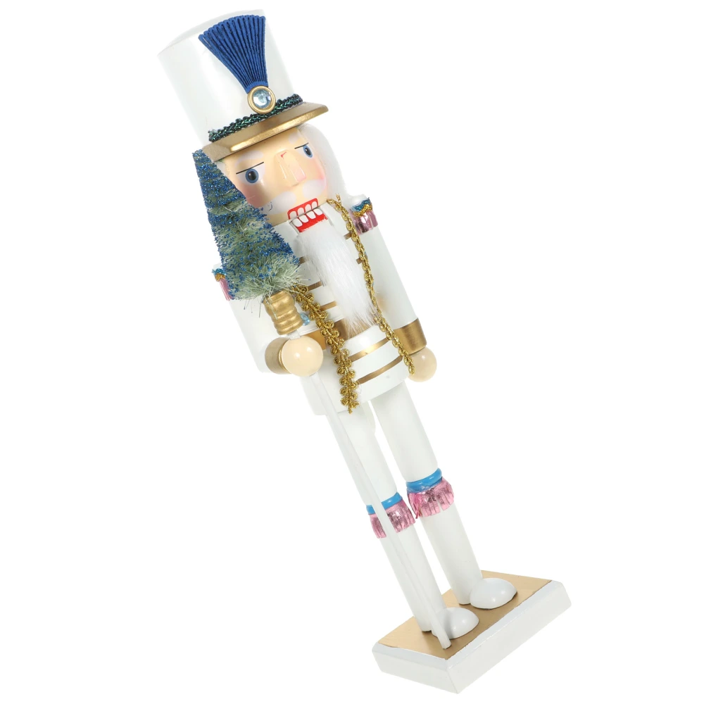 Wooden Nutcracker Festive Christmas Nutcracker Decor Shelves  Nutcracker Puppet Soldier