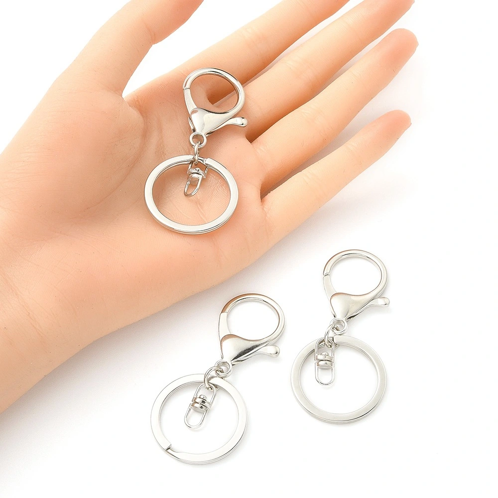 10pcs Keychain Making Supplies Lobster Clasp Keychains Diy Key Chains Clip Hooks