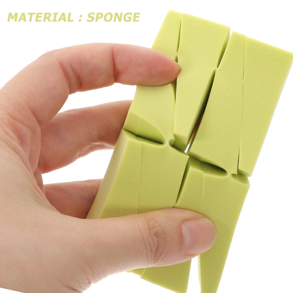 24pcs Nail Art Sponge Skin-friendly Manicure Applicator Sponge Color Gradient Sponge Wedge