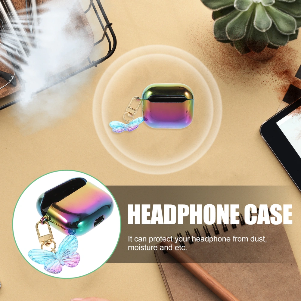 Earphone Protective Case Earbuds Case Portable Earbuds Storage Case with Keyring Compatible for Airpods 3 Generation