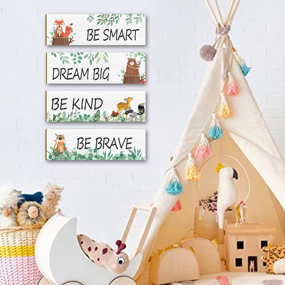 1 Set Inspirational Wall Art Motivational Quote Wall Decor Inspirational Wood Sign