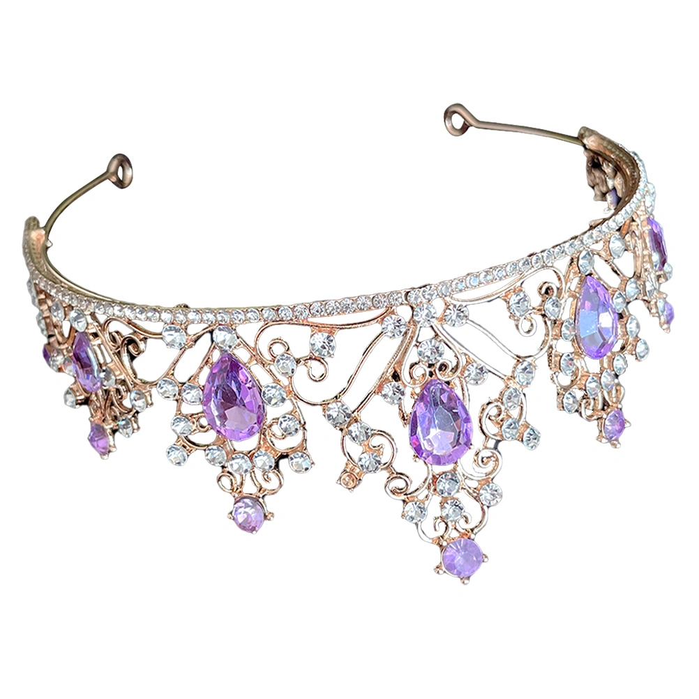 Bride Crown Wedding Bridal Tiara Rhinestone Crown Rhinestone Tiara Party Headdress