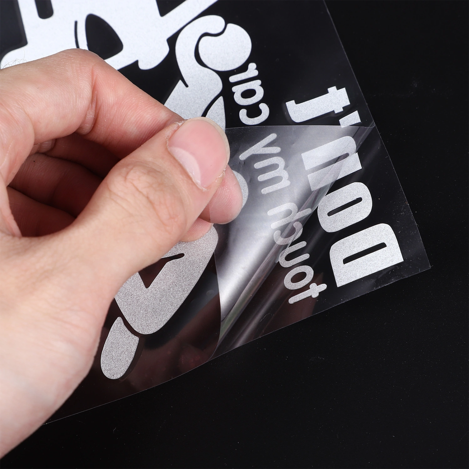 2 Sheets of Don't Touch My Car Decals Car Stickers Reflective Car Decals Car Window Stickers