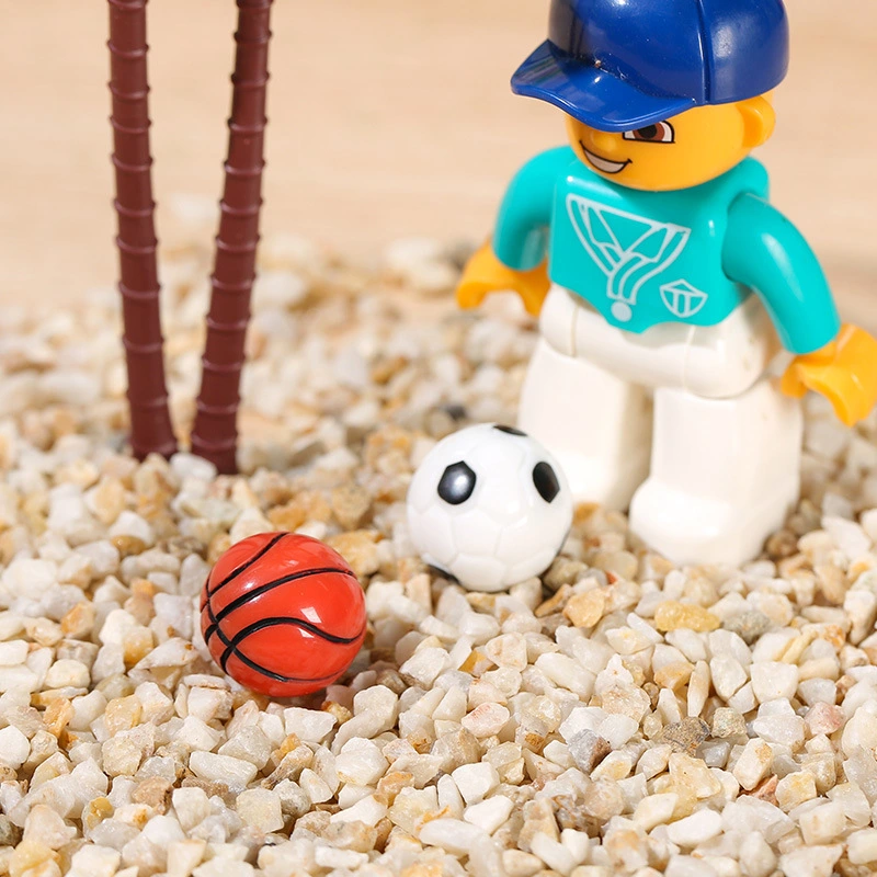 20pcs Sports Soccer Basketball Set Small House Outdoor Accessory Miniature Decor