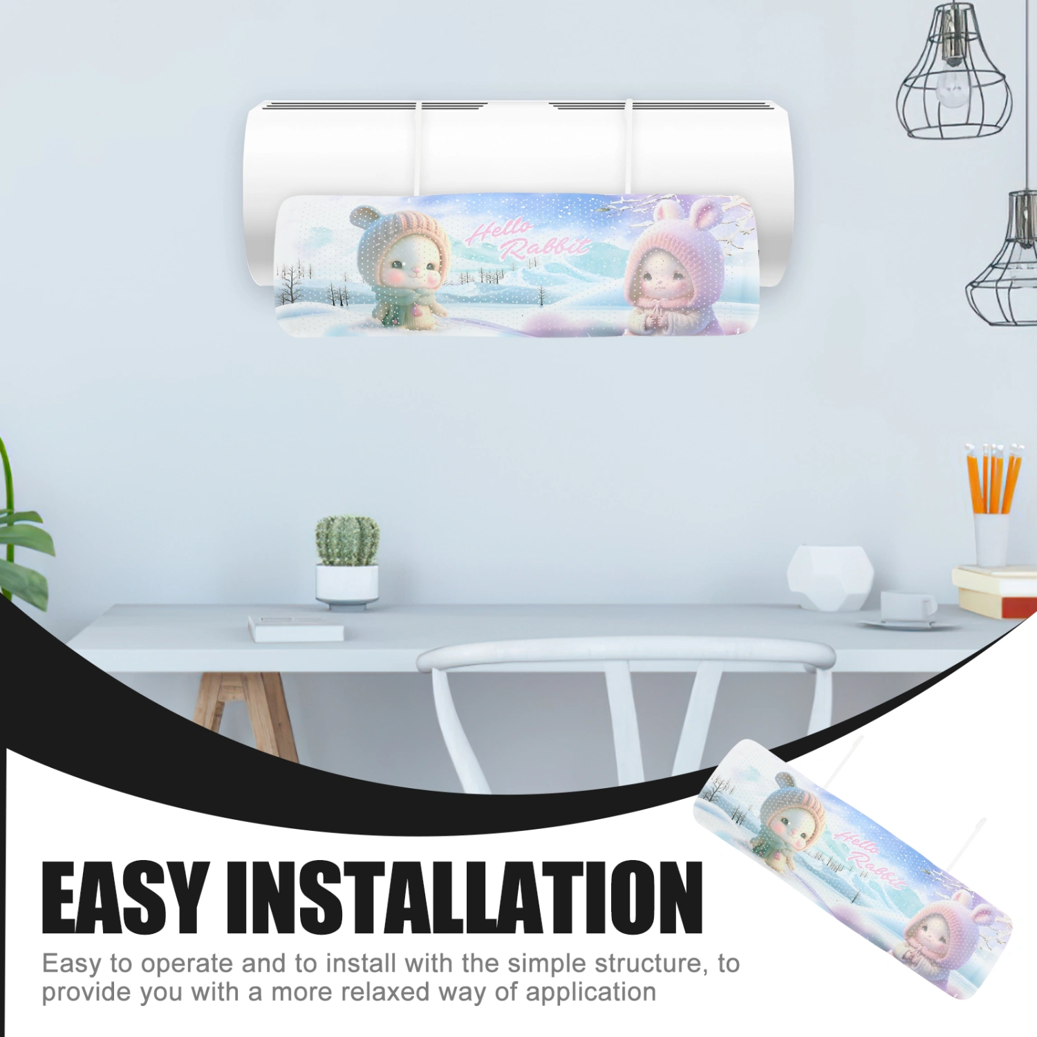 Air Conditioner Deflector Air Conditioner Outlet Deflector Baffle Anti-direct Inflation for Air Conditioning