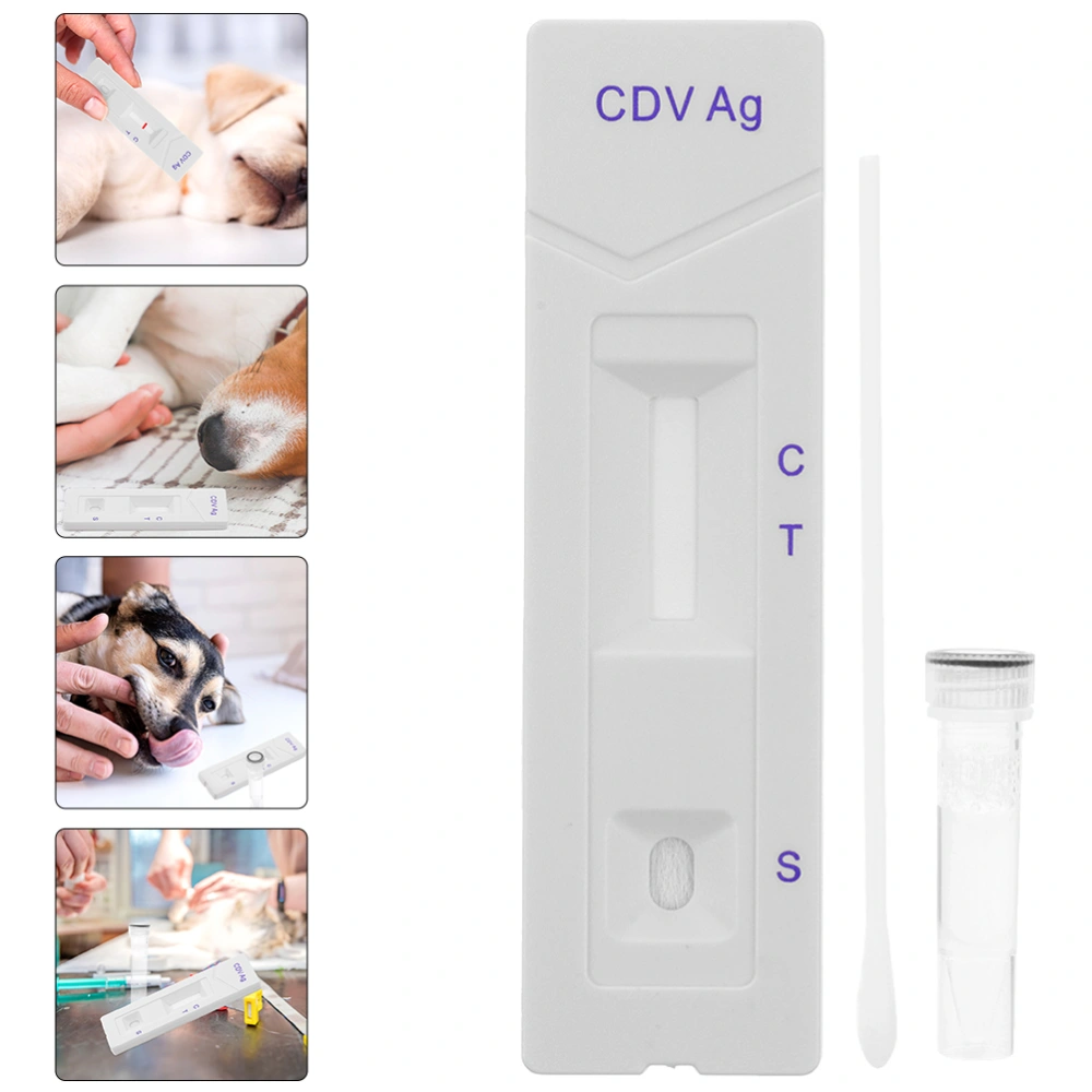 1 set of Portable Test Paper Pet Testing Strips Pet Distemper Testing Supplies