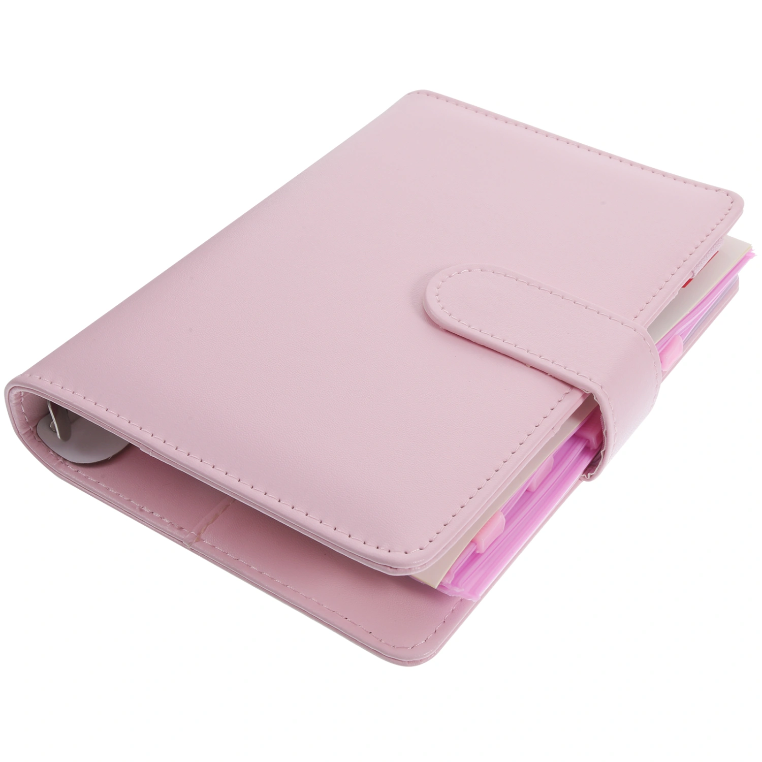 1 Set of Portable Notepad Money Recording Binder Cash Pockets Decorative Notebook Pockets for Diy