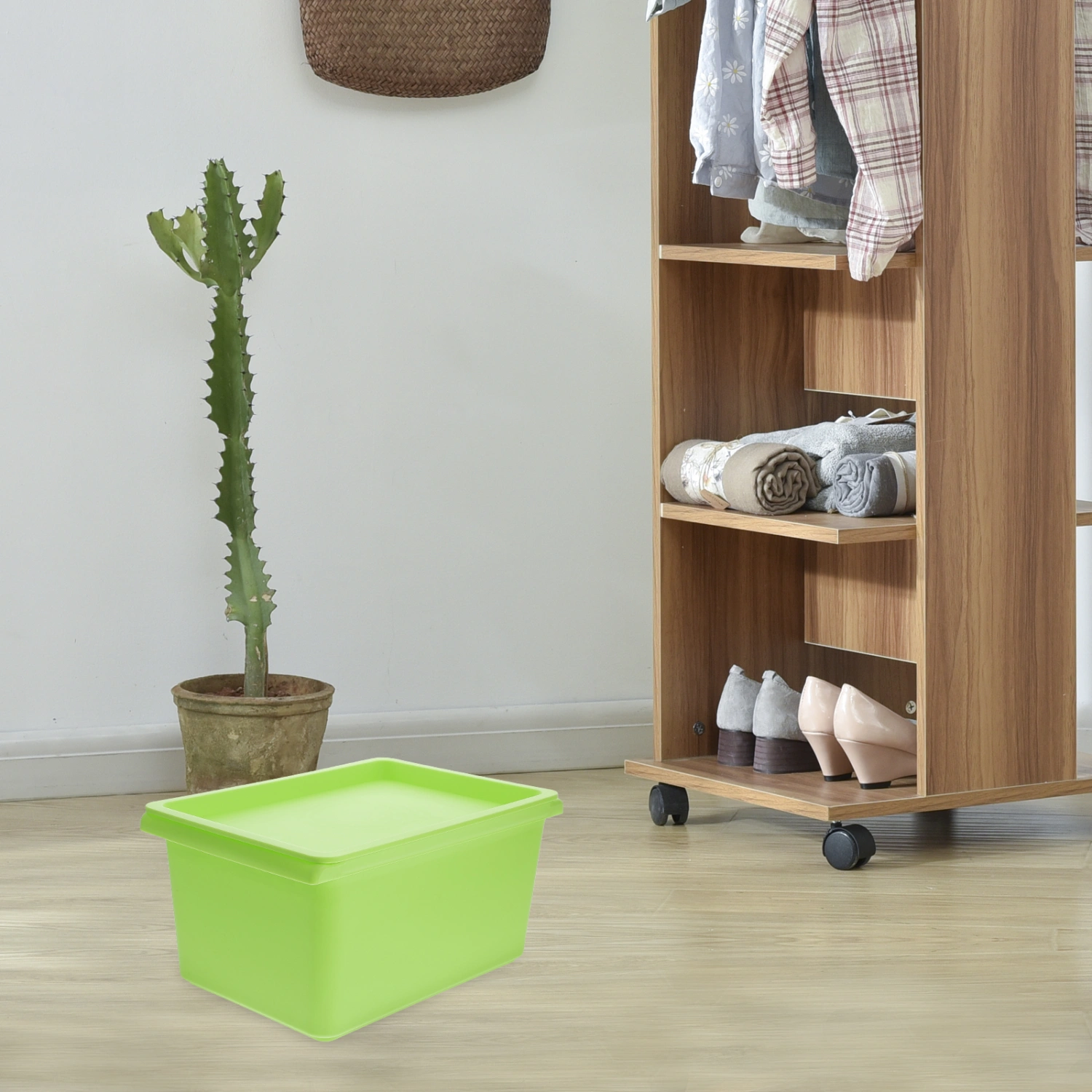 Plastic Storage Box Rectangle Small Object Organizer Simple Sundries Storage Box For Home