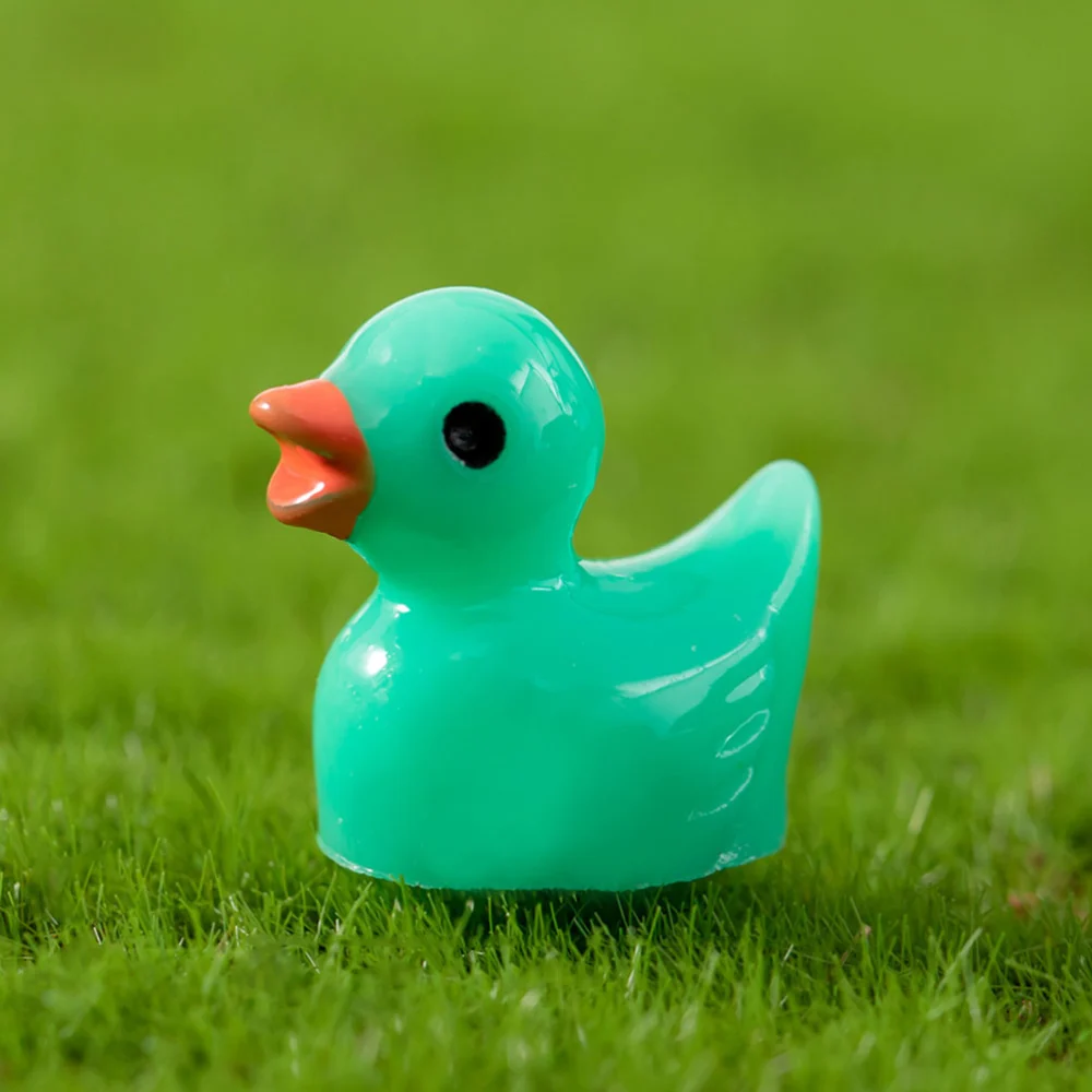 60pcs Desktop Duck Figurine Resin Craft Duck Statue for Garden Lawn Patio Yard Decoration