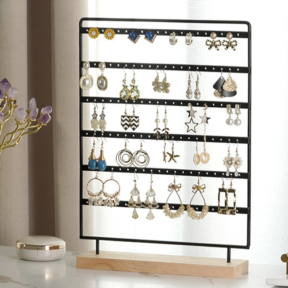 Earring Holder Stand  Ear Stud Holder Multi-tier Tabletop Earrings Display Stand Desktop Jewelry Holder