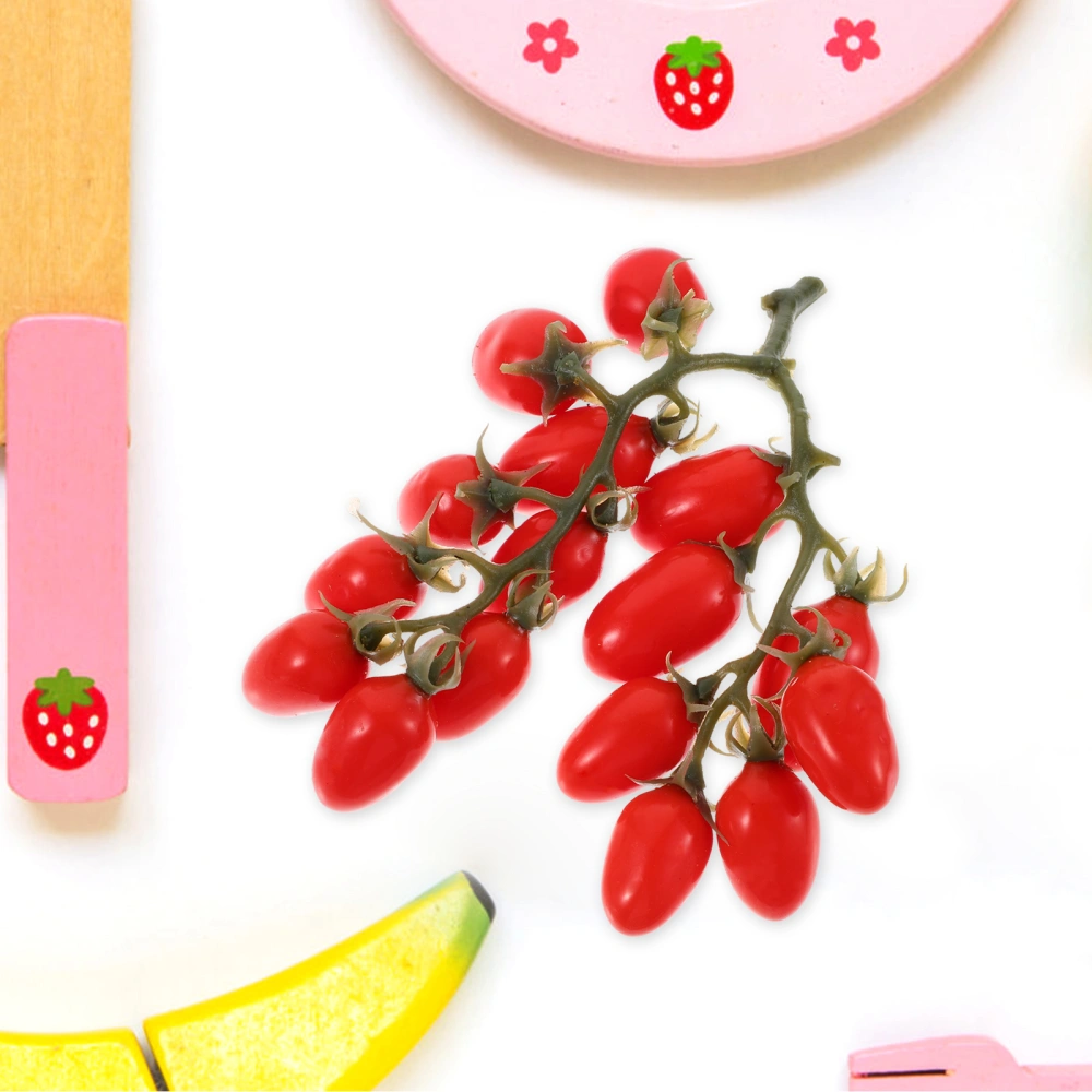 Artificial Cherry Tomato Decoration Imitation Cherry Tomato Bunch Simulation Fruit