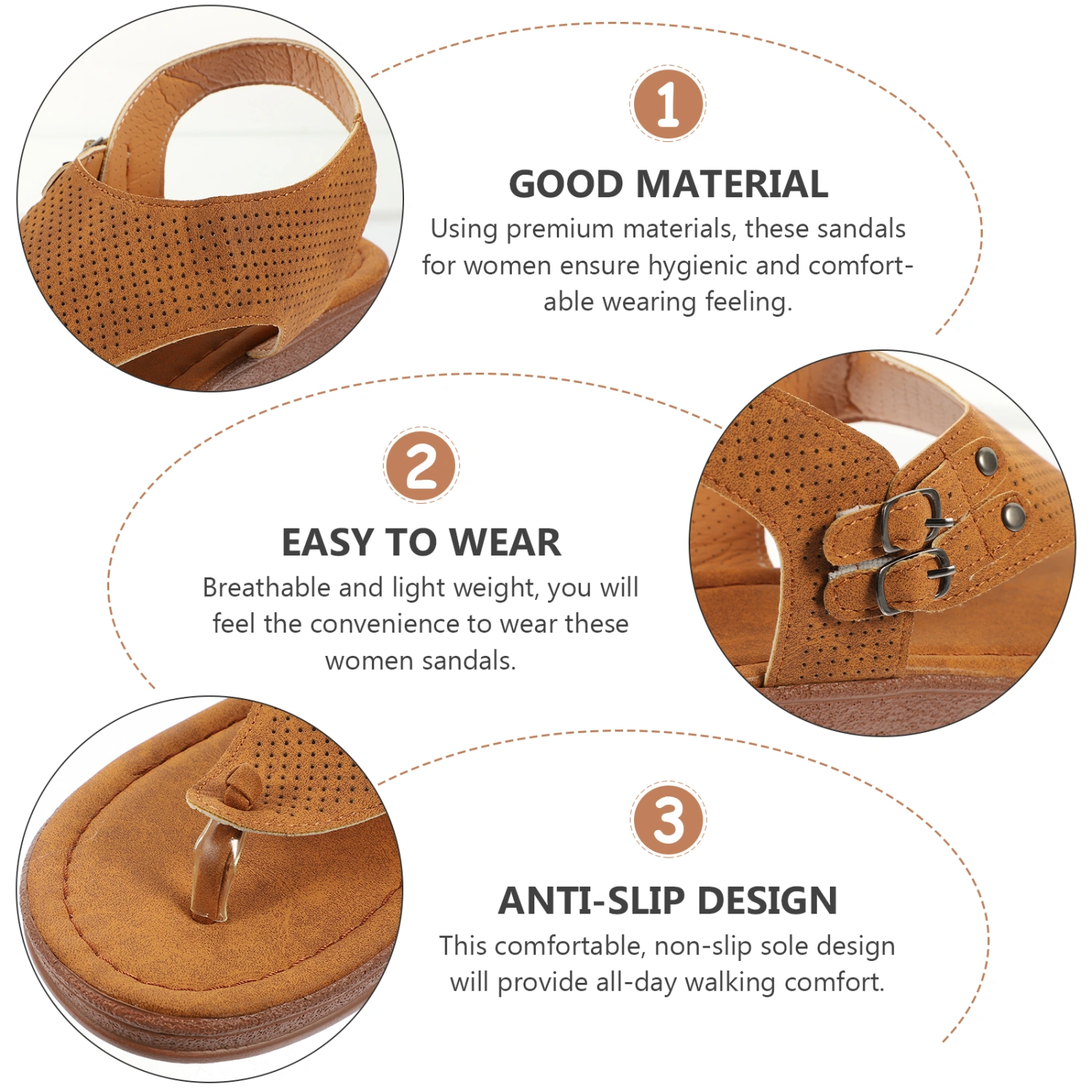 1 Pair of Fashion Beach Shoes Sandals Clip Toe Flat Summer Shoes Sandals for Women Girls(40)