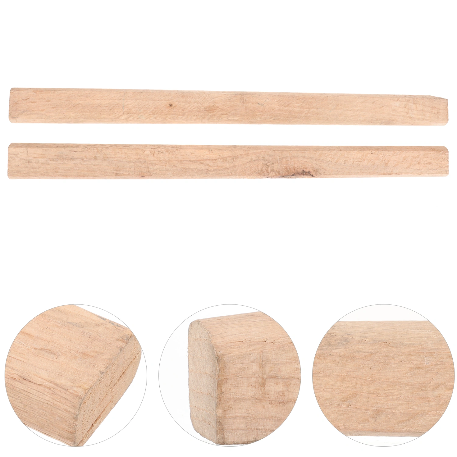 2pcs Hatchet Handle Axe Handle Replacement Flat Wooden Handle Broad Axe Handle