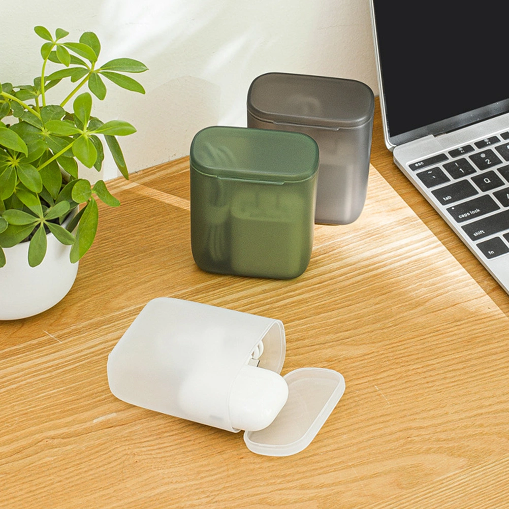 3pcs Portable Storage Containers Boxes Small Plastic Storage Box with Lid