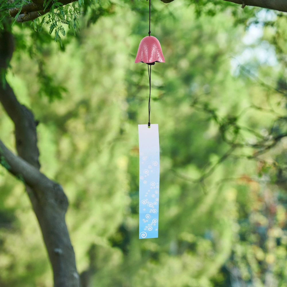 Small Bell Pendant Garden Metal Hanging Bell Craft Wind Chime Ornament for Door Decoration