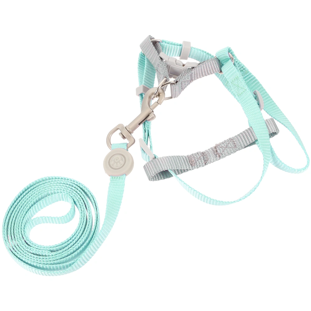 1 Set of Cat Leash and Harness Kitten Harness Leash Set Small Cat Dog Walking Rope for Outdoor Cat