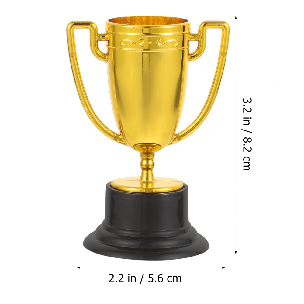 8Pcs Mini Awards Trophies Award Trophy Cups Gold Trophies Kids School Rewards