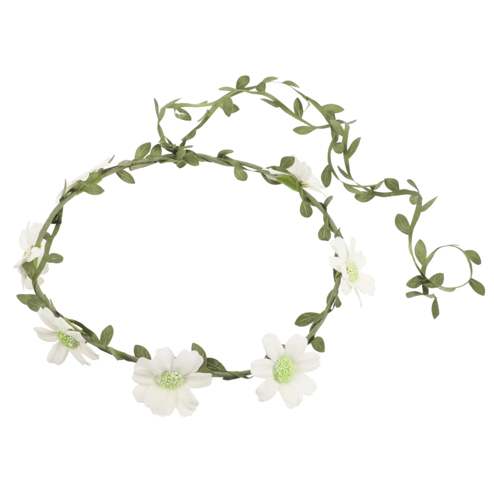 Flower Crown Beach Leaf Hair Wreath Flower Hair Wreath Bride Leaf Crown Headband