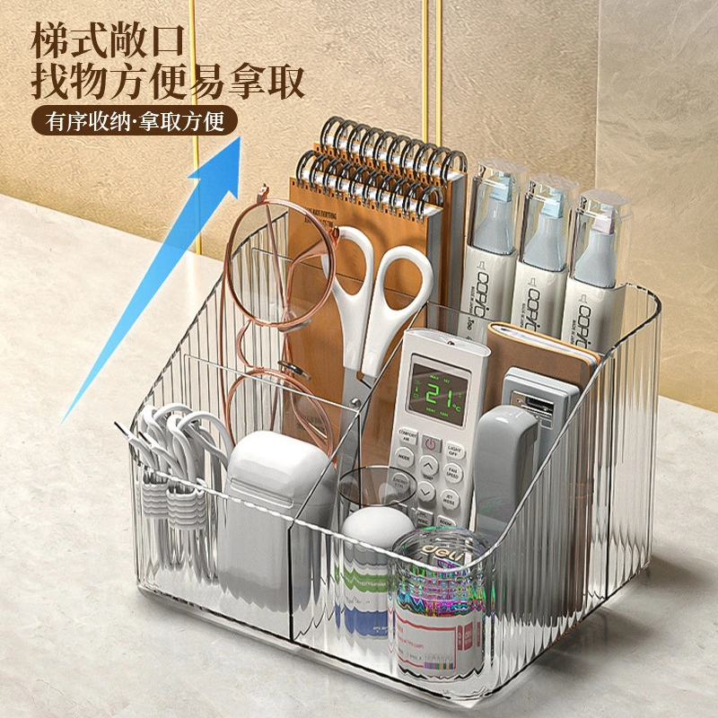 Desktop Organizer Sundries Storage Box Arrangement Holder Multi-use Cosmetics Organizer
