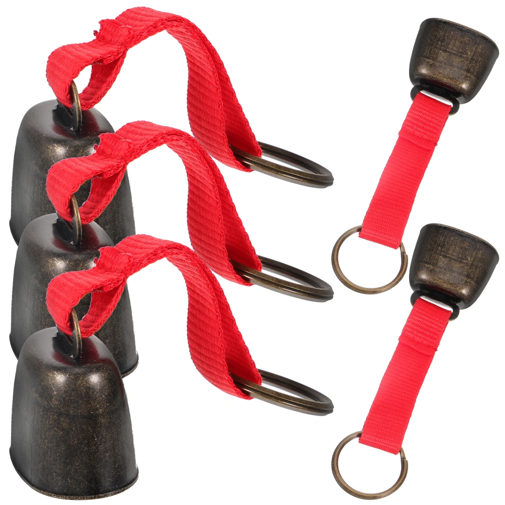 5pcs Bear Bell Hiking Warning Bell Vintage Bear Bell Multi-use Bear Bell Camping Bear Bells