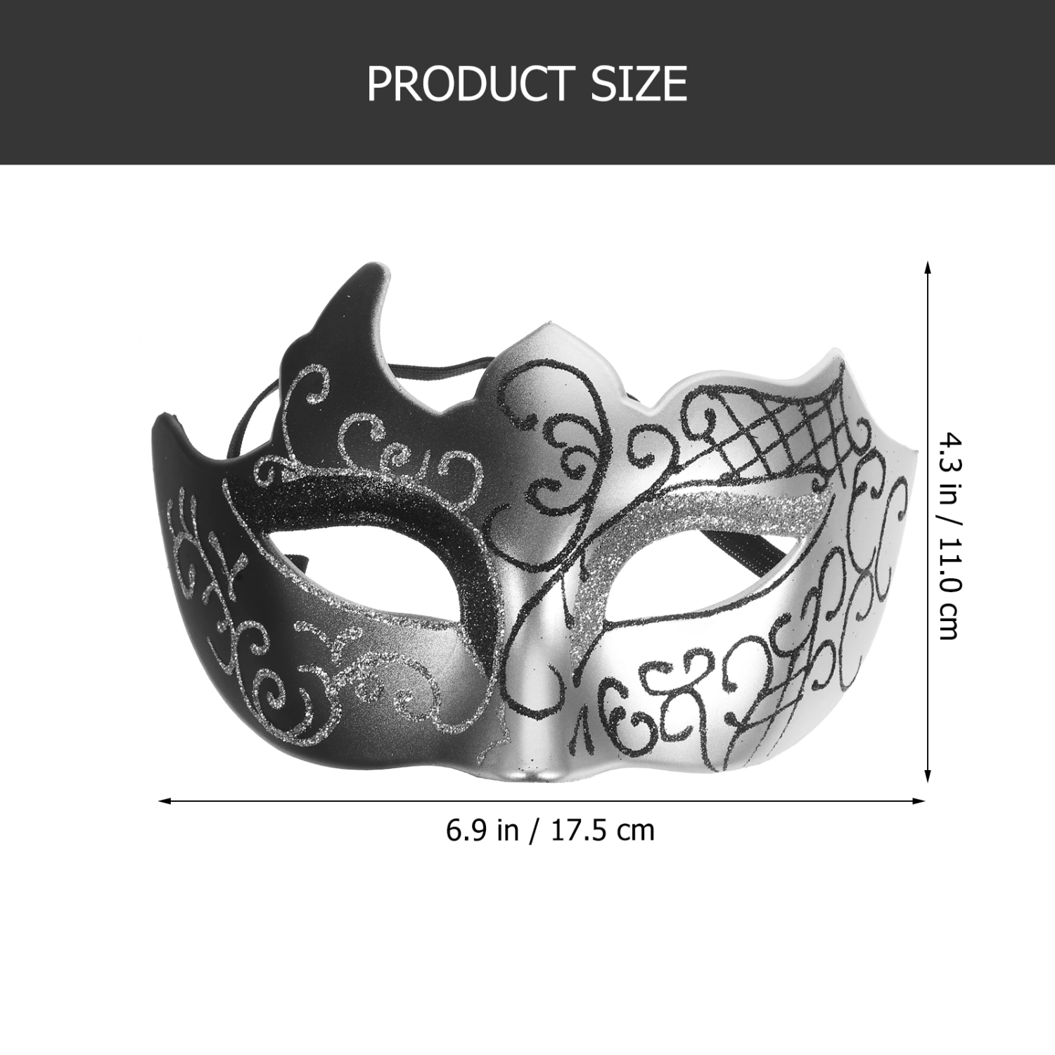 Masquerade Mask Half Face Mask Cosplay Mask Party Mask Decorative Mask Prop for Women