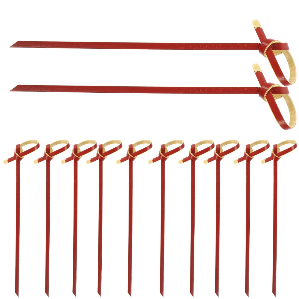 100pcs Cocktail Picks Food Toothpicks Pick Skewers Appetizers Toothpicks Fruit Picks