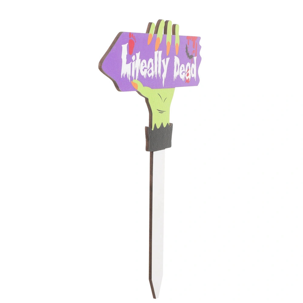 Halloween Yard Decoration Vintage Halloween Garden Stake Halloween Garden Sign Stake