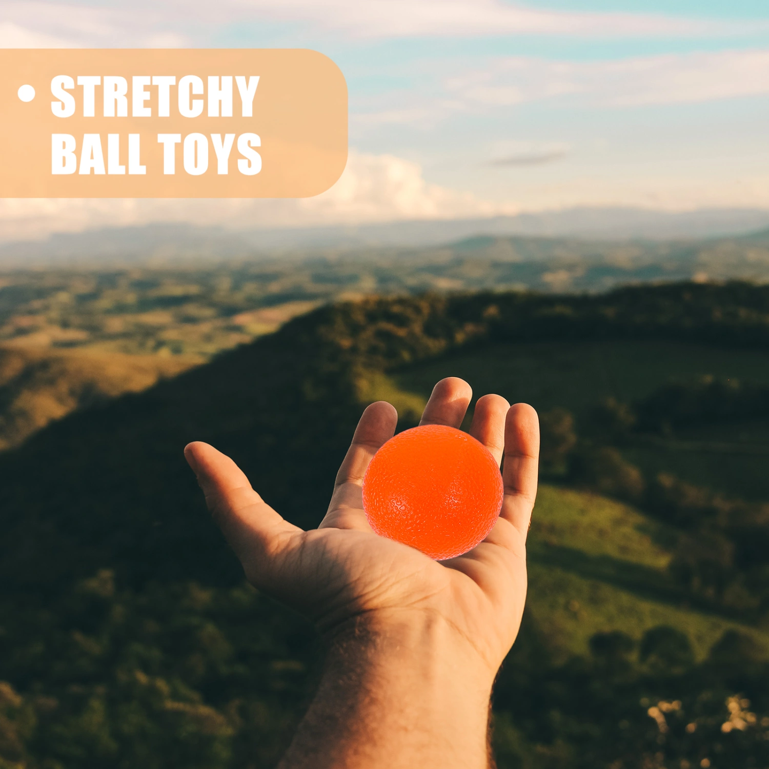 5Pcs Squishy Fidget Toy Ball Squeezing Toy Stretchy Toy Funny Squeezing Toy Stress Relax Toy
