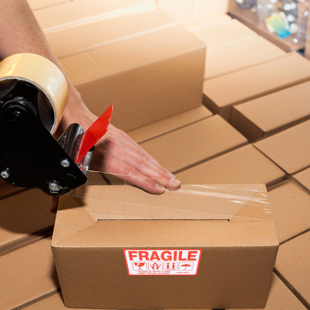 20 Sheets of Self-adhesive Shipping Stickers Fragile Stickers for Shipping Caution Packaging Stickers Supplies