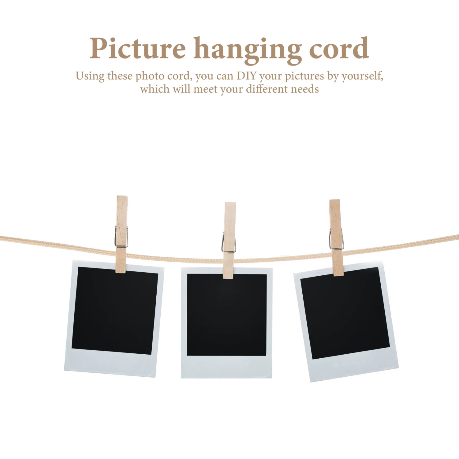 1 Roll of Photo Frame Cord Picture Frame Hanging Rope Crafting Picture Hanger