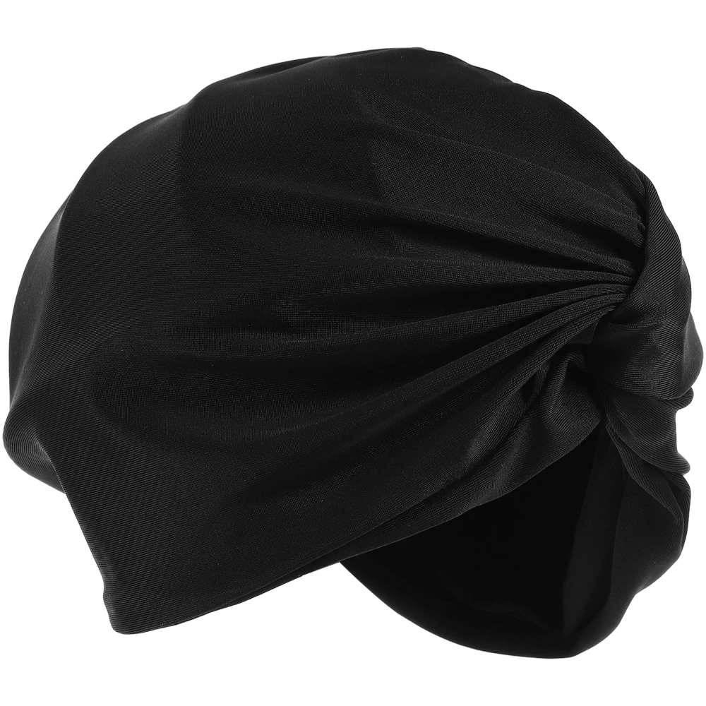 Delicate Ladies Swimming Cap Pleated Swimming Cap Pool Women Stretchy Swimming Cap