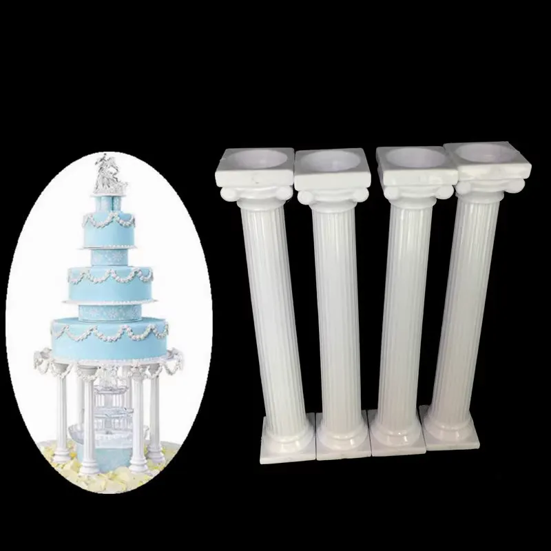 8pcs Cake Pillars Cake Support Tiered Cake Supports Rods Wedding Party Cake Support