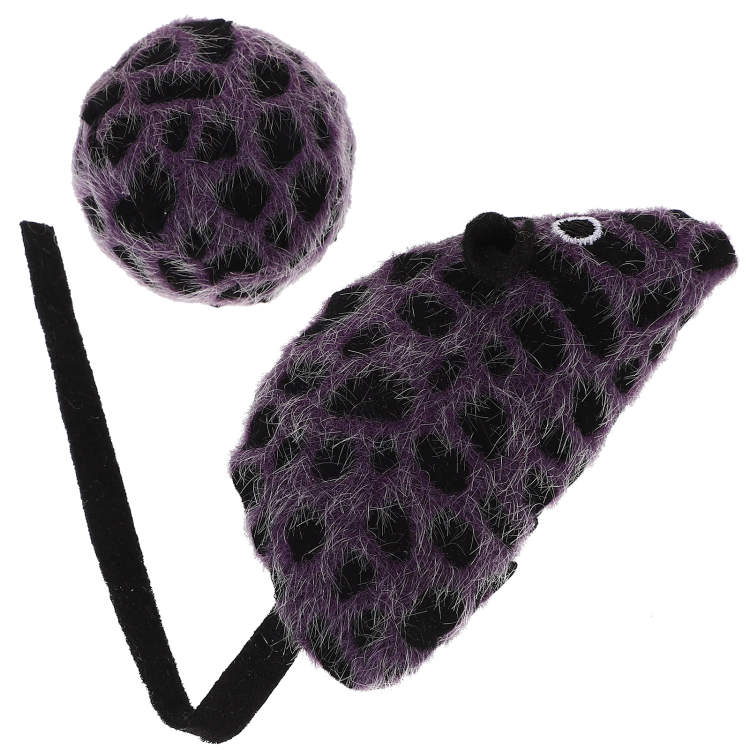1 Set Plush Cat Mice Toy Interactive Cat Toy Mouse Cat Mouse Toy Cat Plaything