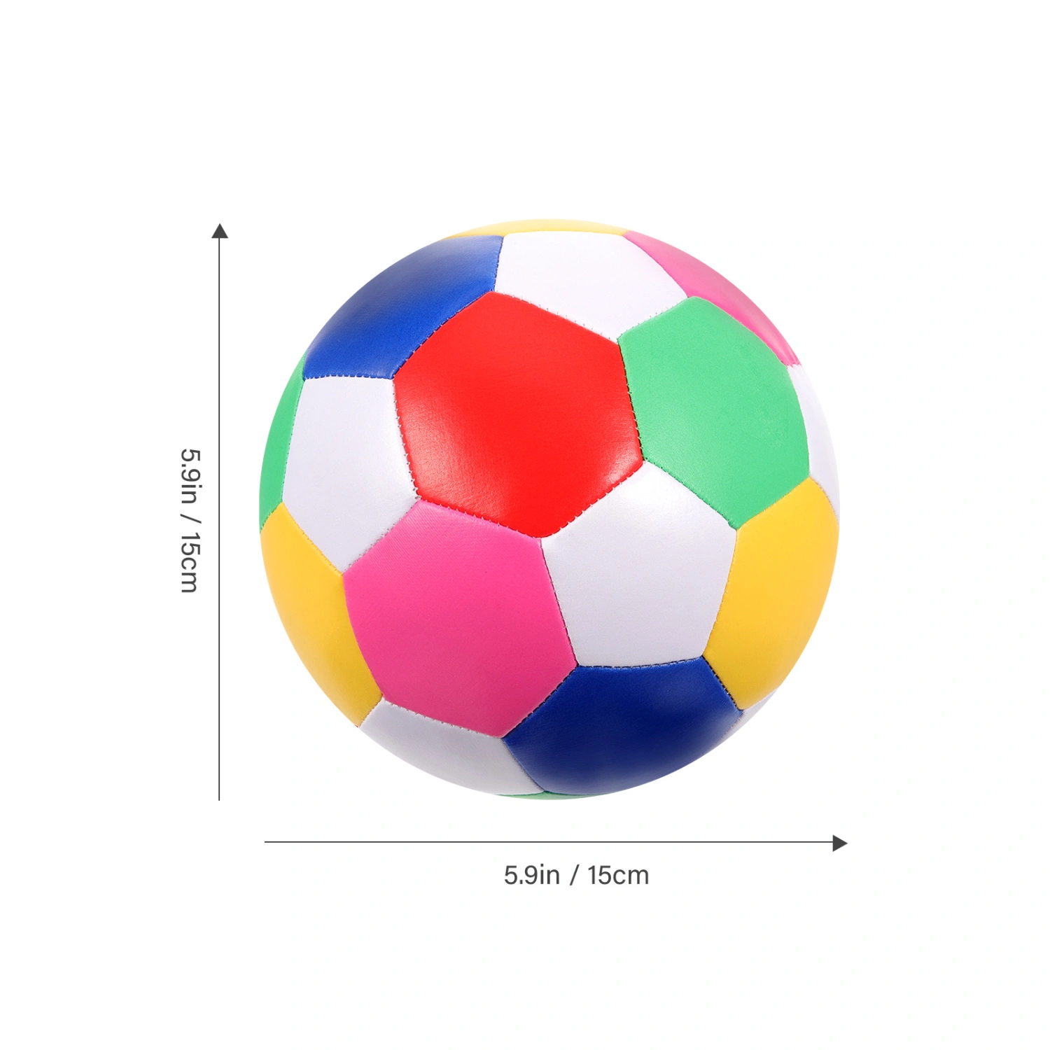 Lightweight Kid Football Bouncy Toddler Soccer Ball Soft Soccer Ball for Kids Indoor