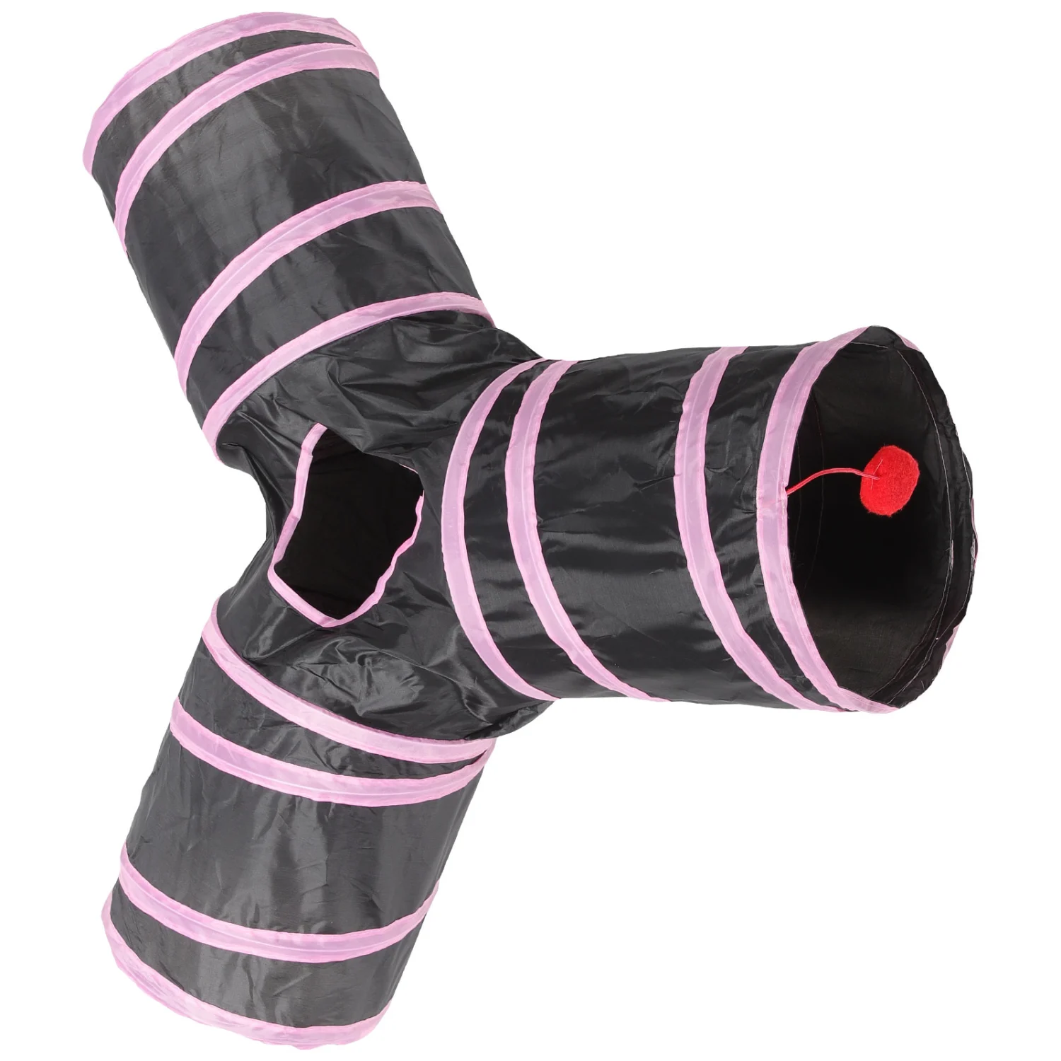 Interesting Cat Plaything Y-Shape Kitten Toy Folding Cat Play Tunnel Cat Accessory