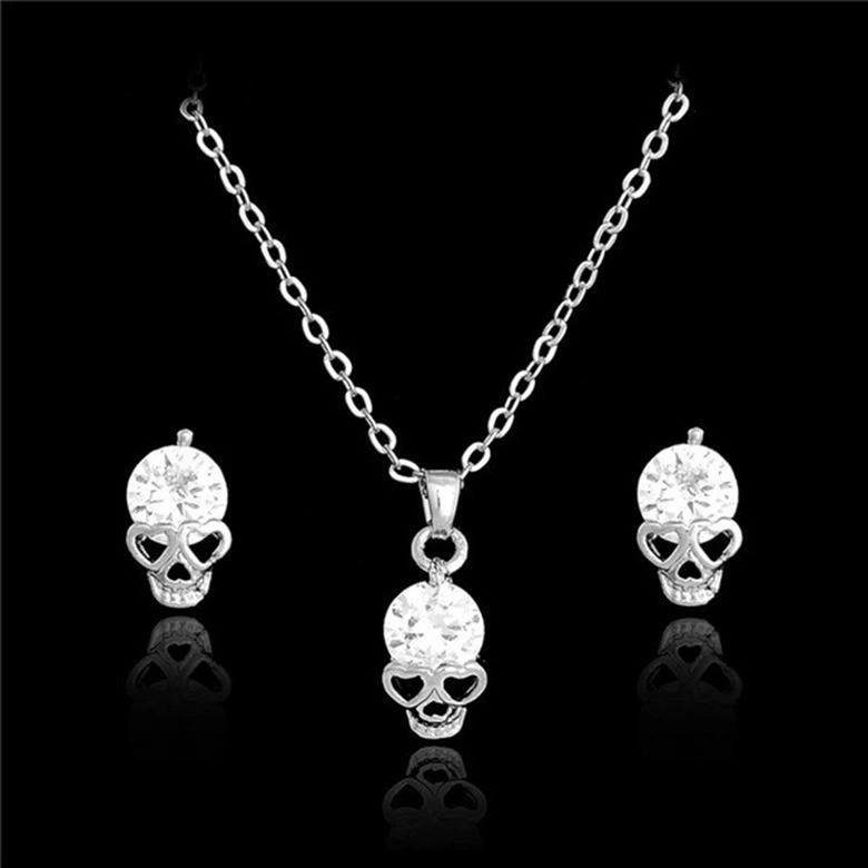 1 Pair Skull Head Earrings Women Earrings Stud Earrings Decorative Stud Earrings