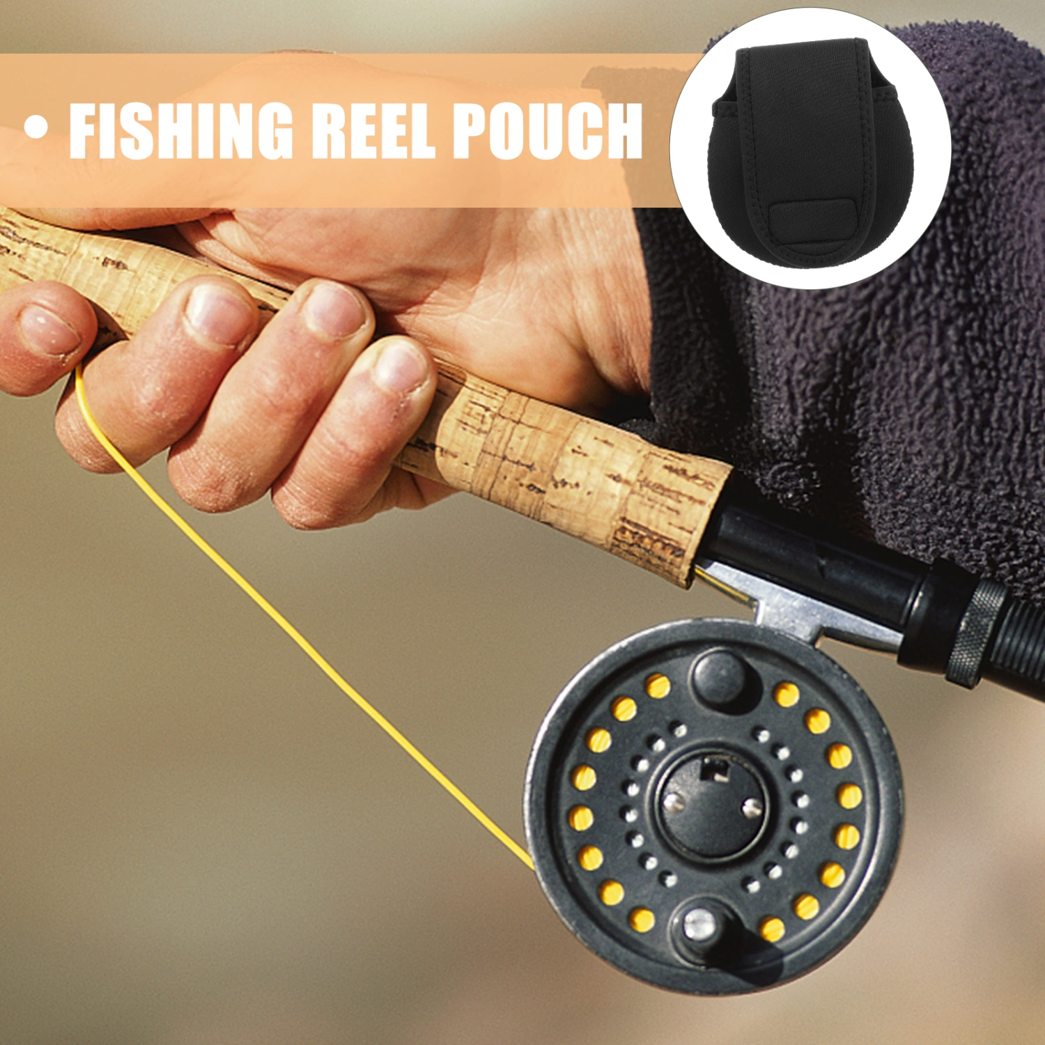 Fishing Reel Cover Protective Bag Baitcasting Reel Cover Fishing Reel Bag Small Reel Cover