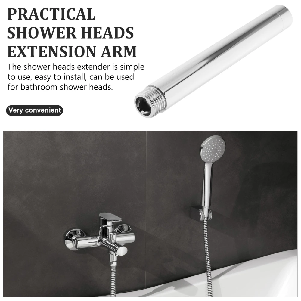 Shower Heads Extension Arm Shower Heads Extender Shower Pipe Extension for Bathroom